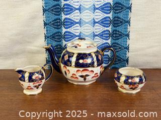 MaxSold Auction: Antique Sadler 'Imari' Tea Set - Hamilton (Ontario, Canada) SELLER MANAGED Estate Sale Online Auction - Gertrude Street