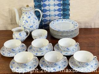 MaxSold Auction: Arzberg Bayern Blue Flowers Tea Set - Hamilton (Ontario, Canada) SELLER MANAGED Estate Sale Online Auction - Gertrude Street