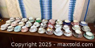 MaxSold Auction: Cracked or Crazed Tea Cups + Saucers - Hamilton (Ontario, Canada) SELLER MANAGED Estate Sale Online Auction - Gertrude Street