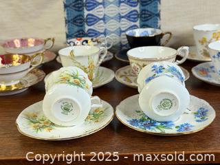 MaxSold Auction: Fine Bone China Tea Cups - Hammersley, Royal Stafford - Hamilton (Ontario, Canada) SELLER MANAGED Estate Sale Online Auction - Gertrude Street