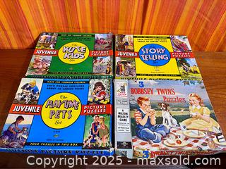 MaxSold Auction: Old Puzzles (4) - Hamilton (Ontario, Canada) SELLER MANAGED Estate Sale Online Auction - Gertrude Street