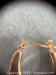 MaxSold Auction: Sterling Silver 'Chunky' Oblong Hoop Earrings - Hamilton (Ontario, Canada) SELLER MANAGED Estate Sale Online Auction - Gertrude Street