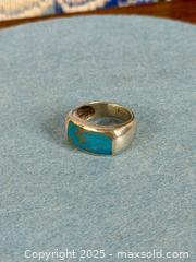 MaxSold Auction: Sterling Silver + Turquoise Ring - Hamilton (Ontario, Canada) SELLER MANAGED Estate Sale Online Auction - Gertrude Street