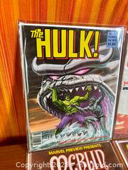 MaxSold Auction: Vintage 1970's Magazine Sized Marvel Comics Hulk +++ - Hamilton (Ontario, Canada) SELLER MANAGED Estate Sale Online Auction - Gertrude Street