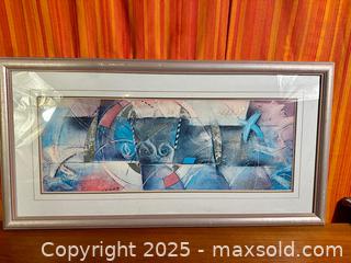 MaxSold Auction: Vintage Framed MCM Decorator Print - Hamilton (Ontario, Canada) SELLER MANAGED Estate Sale Online Auction - Gertrude Street