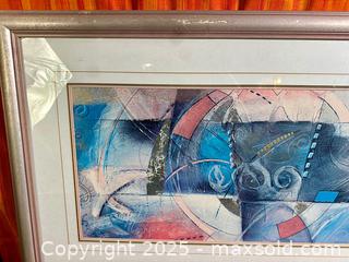 MaxSold Auction: Vintage Framed MCM Decorator Print - Hamilton (Ontario, Canada) SELLER MANAGED Estate Sale Online Auction - Gertrude Street