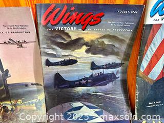 MaxSold Auction: Vtg 1940's (WWII) Wings Magazine For The Air Force - Hamilton (Ontario, Canada) SELLER MANAGED Estate Sale Online Auction - Gertrude Street