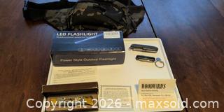 MaxSold Auction: Mixed Lot: Commemorative Pocket Cutter, Flashlight, Keychain Tools, Camo Pack - Vancouver (British Columbia, Canada) SELLER MANAGED Downsizing Online Auction - Shaughnessy Street            