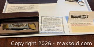 MaxSold Auction: Mixed Lot: Commemorative Pocket Cutter, Flashlight, Keychain Tools, Camo Pack - Vancouver (British Columbia, Canada) SELLER MANAGED Downsizing Online Auction - Shaughnessy Street            