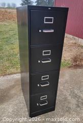 MaxSold Auction: 4-Drawer Hon Metal Filing Cabinet - East Cocalico Township (Pennsylvania, USA) SELLER MANAGED Downsizing Online Auction - Stevens Road                   