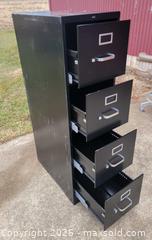 MaxSold Auction: 4-Drawer Hon Metal Filing Cabinet - East Cocalico Township (Pennsylvania, USA) SELLER MANAGED Downsizing Online Auction - Stevens Road                   