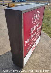 MaxSold Auction: Ephrata National Bank Sign  - East Cocalico Township (Pennsylvania, USA) SELLER MANAGED Downsizing Online Auction - Stevens Road                   