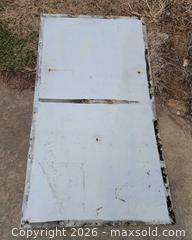 MaxSold Auction: Large Vintage Hand Painted Metal B&J Disposal Sign #2 - East Cocalico Township (Pennsylvania, USA) SELLER MANAGED Downsizing Online Auction - Stevens Road                   