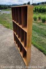 MaxSold Auction: Large Wooden Storage Cabinet Cubby Hole Shelf Handmade - East Cocalico Township (Pennsylvania, USA) SELLER MANAGED Downsizing Online Auction - Stevens Road                   