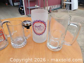 MaxSold Auction: Novelty Beer Mugs (5)  - East Cocalico Township (Pennsylvania, USA) SELLER MANAGED Downsizing Online Auction - Stevens Road                   