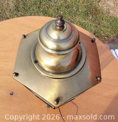 MaxSold Auction: Vintage Brass & Glass Panel Outdoor Coach Post Lantern - East Cocalico Township (Pennsylvania, USA) SELLER MANAGED Downsizing Online Auction - Stevens Road                   
