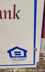 MaxSold Auction: Wooden Ephrata National Bank Construction Sign - East Cocalico Township (Pennsylvania, USA) SELLER MANAGED Downsizing Online Auction - Stevens Road                   