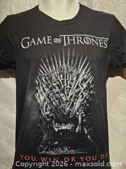 MaxSold Auction: Game of thrones T shirt  - Toronto (Ontario, Canada) SELLER MANAGED Commercial Liquidation Online Auction - Revlis Crescent
