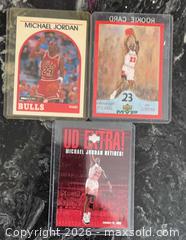 MaxSold Auction: Michael Jordan Chicago Bulls Sports Trading Cards (3) LOT Collectible Basketball - Pickering (Ontario, Canada) PARTNER MANAGED Reseller Online Auction -  Granite Court