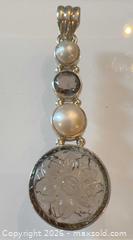 MaxSold Auction: Sterling Silver 925 Pendant with Smoky Quartz and Pearl - Pickering (Ontario, Canada) PARTNER MANAGED Reseller Online Auction -  Granite Court