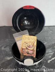 MaxSold Auction: Vintage Collectible 23K Gold Plated  Pikachu Pokemon Trading Card Box COA Nintendo - Pickering (Ontario, Canada) PARTNER MANAGED Reseller Online Auction -  Granite Court