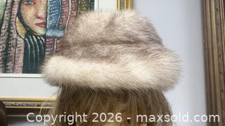 MaxSold Auction: Women's Vintage Fancy Beige/Cream Real Fur Mink Cloche Hat - Pickering (Ontario, Canada) PARTNER MANAGED Reseller Online Auction -  Granite Court