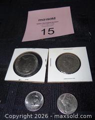 MaxSold Auction: 4-Coin Lot: 1947 Two Shillings, 1971 Canadian Dollar, 2x1967 Nickels - New Westminster (British Columbia, Canada) SELLER MANAGED Downsizing Online Auction - Eighth Street