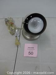 MaxSold Auction: Adjustable Accent/Spot Lamp Table or Wall Mount, Brushed Nickel - New Westminster (British Columbia, Canada) SELLER MANAGED Downsizing Online Auction - Eighth Street