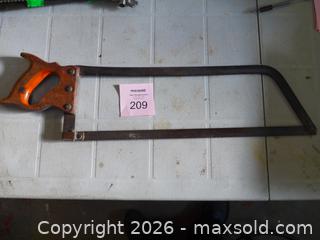 MaxSold Auction: Butchers Saw with 18 in Blade, Wood Handle, Steel Frame - New Westminster (British Columbia, Canada) SELLER MANAGED Downsizing Online Auction - Eighth Street