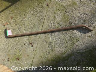 MaxSold Auction: Crowbar / Pry Bar, Solid Forged Steel, Approx. 42.5 in - New Westminster (British Columbia, Canada) SELLER MANAGED Downsizing Online Auction - Eighth Street