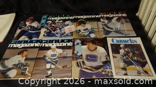 MaxSold Auction: Eight 1970's Canucks Game programs - New Westminster (British Columbia, Canada) SELLER MANAGED Downsizing Online Auction - Eighth Street