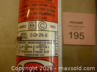 MaxSold Auction: General ABC Portable Fire Extinguishers, Set of 2 - New Westminster (British Columbia, Canada) SELLER MANAGED Downsizing Online Auction - Eighth Street