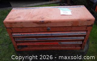 MaxSold Auction: International Top Tool Chest 3-Drawer Metal Toolbox - New Westminster (British Columbia, Canada) SELLER MANAGED Downsizing Online Auction - Eighth Street