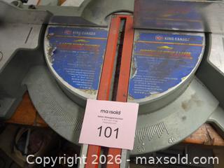 MaxSold Auction: King Canada 10" Sliding Compound Miter Saw - New Westminster (British Columbia, Canada) SELLER MANAGED Downsizing Online Auction - Eighth Street