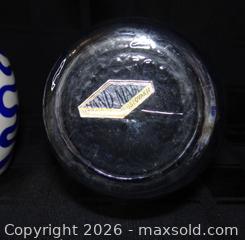 MaxSold Auction: Lot of 3 Decorative Items: Oil Lamp, Ceramic Vase, Glass Decanter - New Westminster (British Columbia, Canada) SELLER MANAGED Downsizing Online Auction - Eighth Street