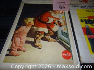 MaxSold Auction: Lot of 6 vintage Coca?Cola magazine/print advertisements - New Westminster (British Columbia, Canada) SELLER MANAGED Downsizing Online Auction - Eighth Street