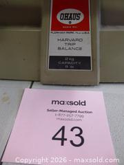 MaxSold Auction: OHAUS Harvard Trip Two-Pan Mechanical Balance 2 kg / 5 lb - New Westminster (British Columbia, Canada) SELLER MANAGED Downsizing Online Auction - Eighth Street