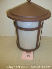 MaxSold Auction: Outdoor Oil-Rubbed Bronze Wall Lantern with Frosted Diffuser - New Westminster (British Columbia, Canada) SELLER MANAGED Downsizing Online Auction - Eighth Street