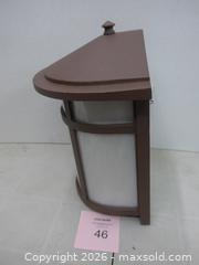 MaxSold Auction: Outdoor Oil-Rubbed Bronze Wall Lantern with Frosted Diffuser - New Westminster (British Columbia, Canada) SELLER MANAGED Downsizing Online Auction - Eighth Street