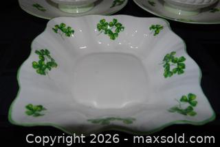 MaxSold Auction: Queen's Rosina Shamrock Fine Bone China 4 Cups, 4 Saucers & Dish - New Westminster (British Columbia, Canada) SELLER MANAGED Downsizing Online Auction - Eighth Street