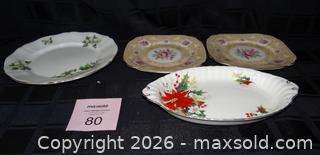 MaxSold Auction: Royal Albert & Royal Adderley Bone China Small Plates - Set of 4 - New Westminster (British Columbia, Canada) SELLER MANAGED Downsizing Online Auction - Eighth Street
