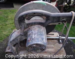 MaxSold Auction: Ryobi 14" Metal Cut-Off Saw (Type 3556) - New Westminster (British Columbia, Canada) SELLER MANAGED Downsizing Online Auction - Eighth Street