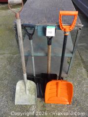 MaxSold Auction: Set of 4 Snow Shovels / Scoops - New Westminster (British Columbia, Canada) SELLER MANAGED Downsizing Online Auction - Eighth Street