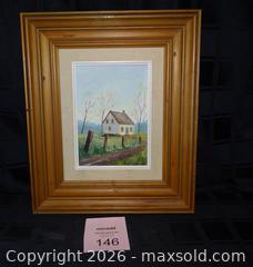 MaxSold Auction: Spring Hope by F.D. Brazeau, Framed 10" x 12" - New Westminster (British Columbia, Canada) SELLER MANAGED Downsizing Online Auction - Eighth Street
