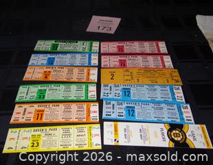 MaxSold Auction: Vintage New Westminster Bruins Playoff Tickets Lot (c.1974–1979) - New Westminster (British Columbia, Canada) SELLER MANAGED Downsizing Online Auction - Eighth Street
