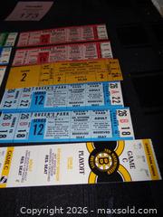 MaxSold Auction: Vintage New Westminster Bruins Playoff Tickets Lot (c.1974–1979) - New Westminster (British Columbia, Canada) SELLER MANAGED Downsizing Online Auction - Eighth Street