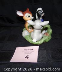 MaxSold Auction: Walt Disney Productions Bambi, Thumper & Flower Ceramic Figurine - New Westminster (British Columbia, Canada) SELLER MANAGED Downsizing Online Auction - Eighth Street