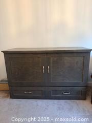 MaxSold Auction: Cabinet bed with mattress - Oak Bay (British Columbia, Canada) SELLER MANAGED Moving Online Auction - Oak Bay Avenue