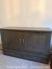 MaxSold Auction: Cabinet bed with mattress - Oak Bay (British Columbia, Canada) SELLER MANAGED Moving Online Auction - Oak Bay Avenue