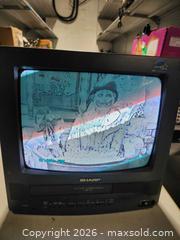 MaxSold Auction: 14in Sharp tv vcr combo - Upper Moreland Township (Pennsylvania, USA) SELLER MANAGED Charity/Fundraising Online Auction - Davisville Road           